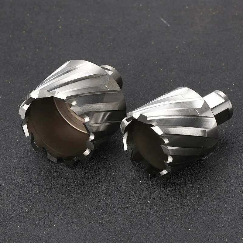 1pc HSS Hole Cutter 6-60mm Weldon Shank Hole Saw Hollow Drill Bit HSS Core Drill Bit For Metal Drilling Tools