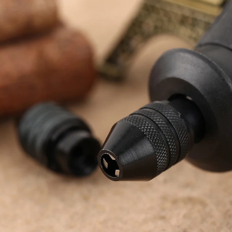 1pc 0.5-3.2mm Swaps Chuck Faster Bits Keyless For 7.9 (M8) Fine-Threaded Spindle Shaft Nut Universal Three-jaw Drill Chunk