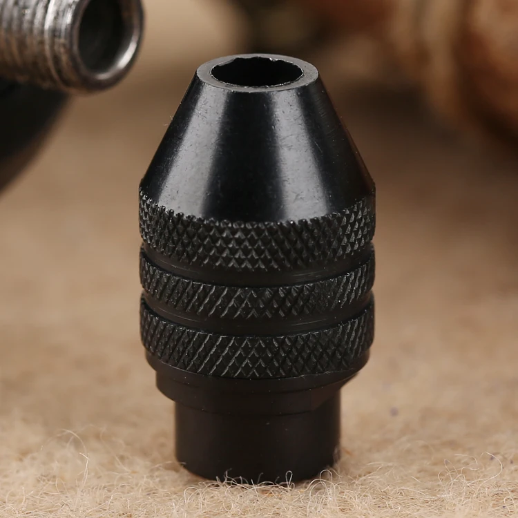 1pc 0.5-3.2mm Swaps Chuck Faster Bits Keyless For 7.9 (M8) Fine-Threaded Spindle Shaft Nut Universal Three-jaw Drill Chunk