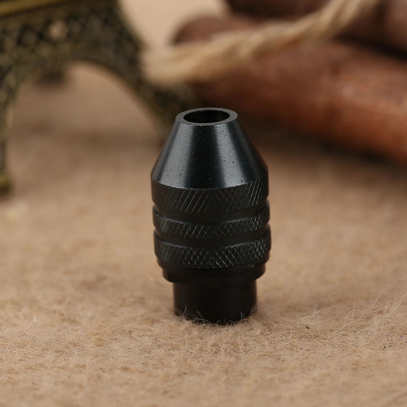1pc 0.5-3.2mm Swaps Chuck Faster Bits Keyless For 7.9 (M8) Fine-Threaded Spindle Shaft Nut Universal Three-jaw Drill Chunk