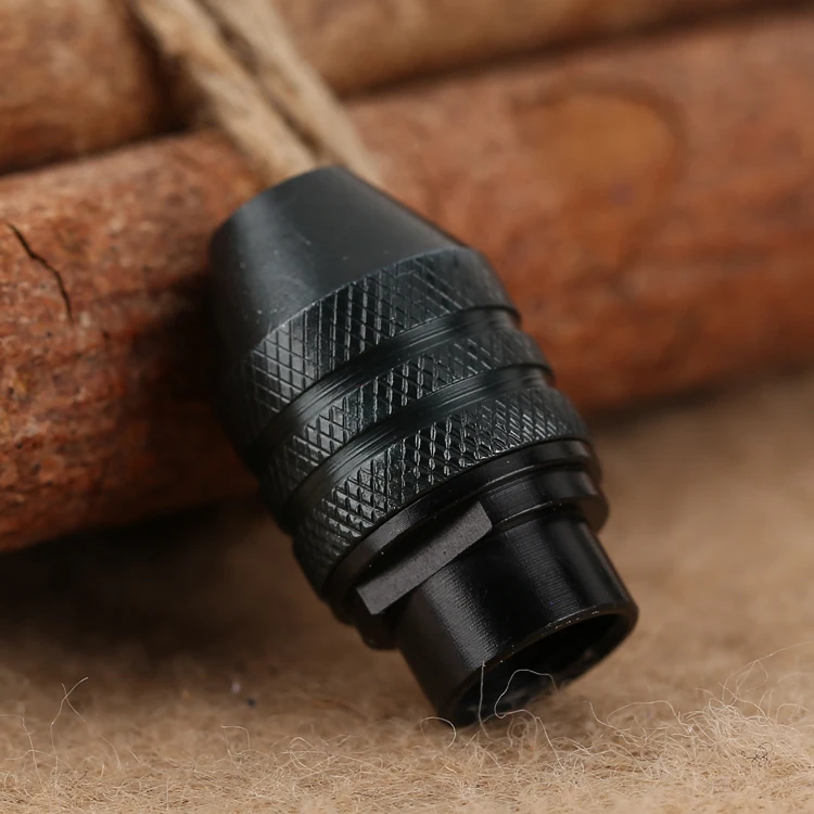1pc 0.5-3.2mm Swaps Chuck Faster Bits Keyless For 7.9 (M8) Fine-Threaded Spindle Shaft Nut Universal Three-jaw Drill Chunk
