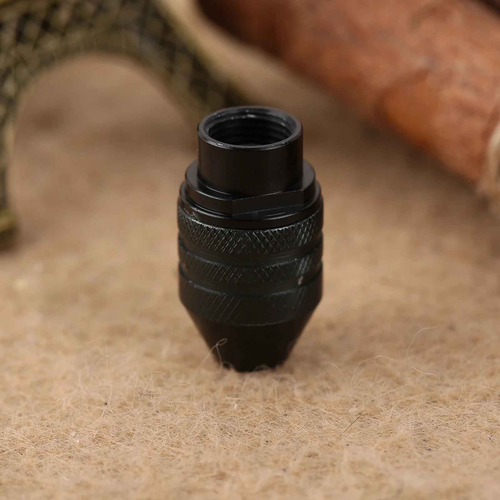 1pc 0.5-3.2mm Swaps Chuck Faster Bits Keyless For 7.9 (M8) Fine-Threaded Spindle Shaft Nut Universal Three-jaw Drill Chunk