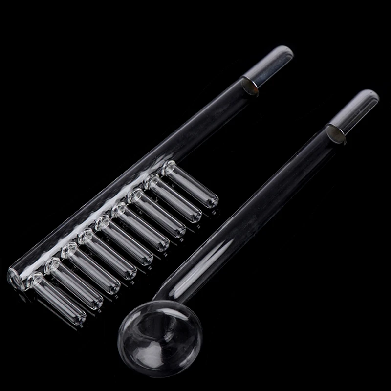 Replacement Electrotherapy Wand Glass Tube for High Frequency Electrode Glass Tube Electrotherapy Facial Skin Care Machine
