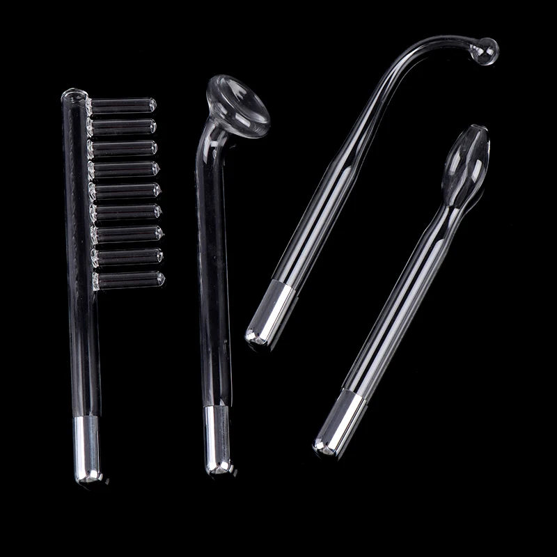 Replacement Electrotherapy Wand Glass Tube for High Frequency Electrode Glass Tube Electrotherapy Facial Skin Care Machine