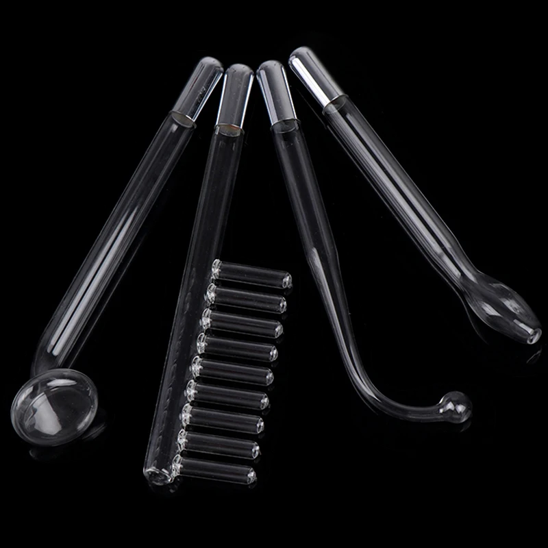Replacement Electrotherapy Wand Glass Tube for High Frequency Electrode Glass Tube Electrotherapy Facial Skin Care Machine