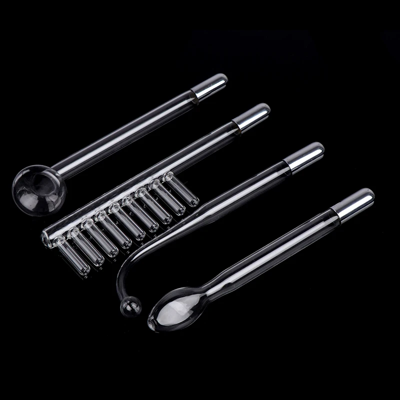 Replacement Electrotherapy Wand Glass Tube for High Frequency Electrode Glass Tube Electrotherapy Facial Skin Care Machine