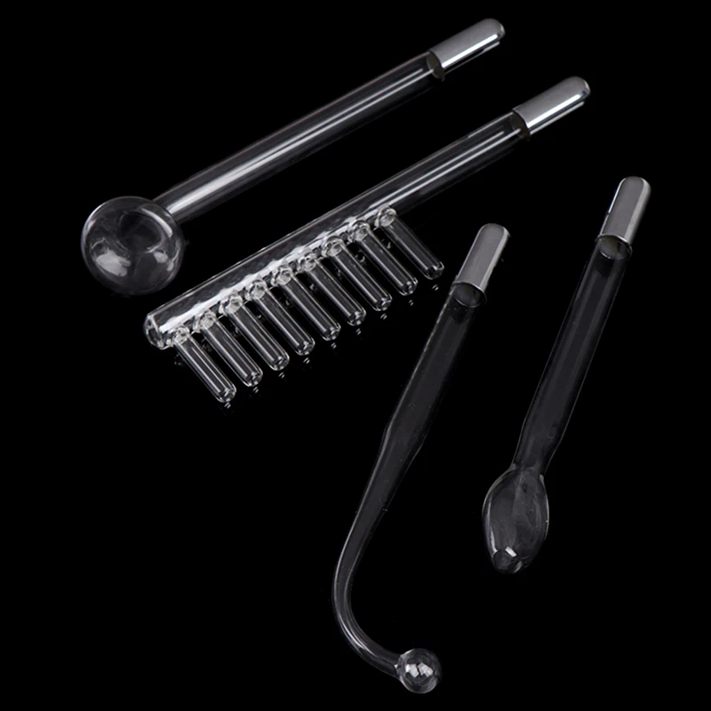 Replacement Electrotherapy Wand Glass Tube for High Frequency Electrode Glass Tube Electrotherapy Facial Skin Care Machine