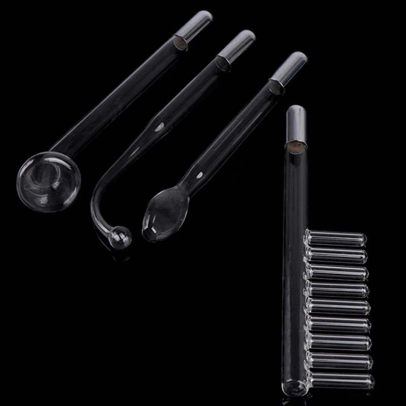Replacement Electrotherapy Wand Glass Tube for High Frequency Electrode Glass Tube Electrotherapy Facial Skin Care Machine
