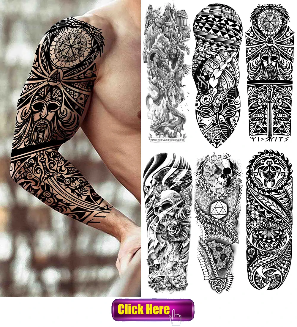 Watercolor Lion Tiger Temporary Tattoo For Women Men Atult Kid Realistic Fake Animal Tattoo Sticker Water Transfer Tatoos Thigh
