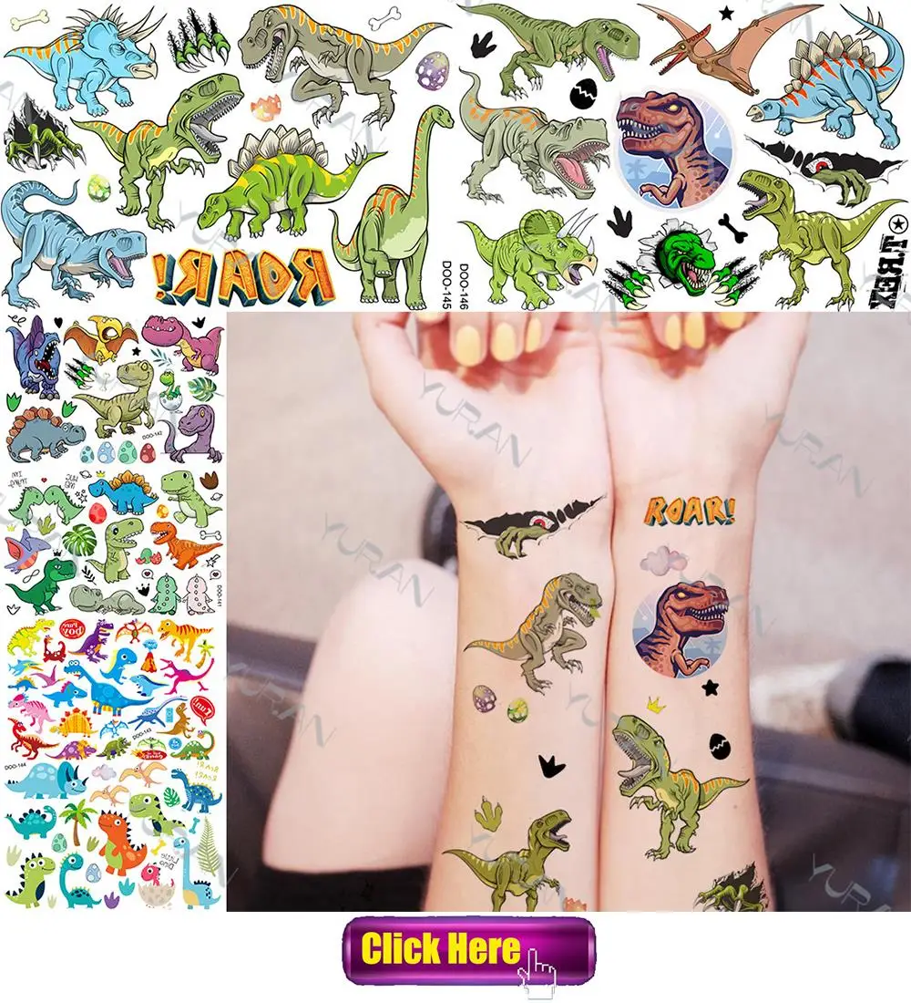 Watercolor Lion Tiger Temporary Tattoo For Women Men Atult Kid Realistic Fake Animal Tattoo Sticker Water Transfer Tatoos Thigh