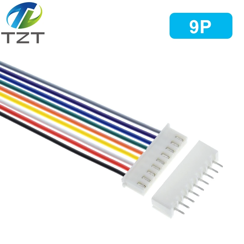 10/30Sets JST XH2.54 XH 2.54mm Wire Cable Connector 2/3/4/5/6/7/8/9/10 Pin Pitch Male Female Plug Socket 20cm Wire Length 26AWG