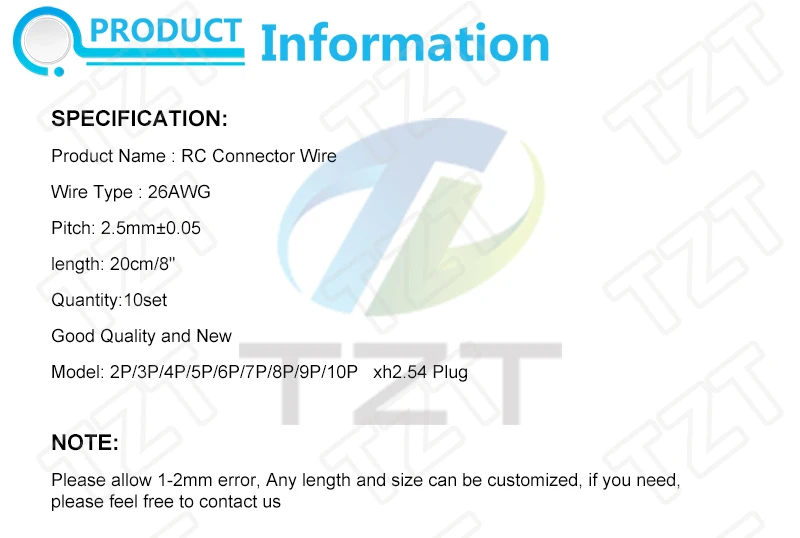 10/30Sets JST XH2.54 XH 2.54mm Wire Cable Connector 2/3/4/5/6/7/8/9/10 Pin Pitch Male Female Plug Socket 20cm Wire Length 26AWG