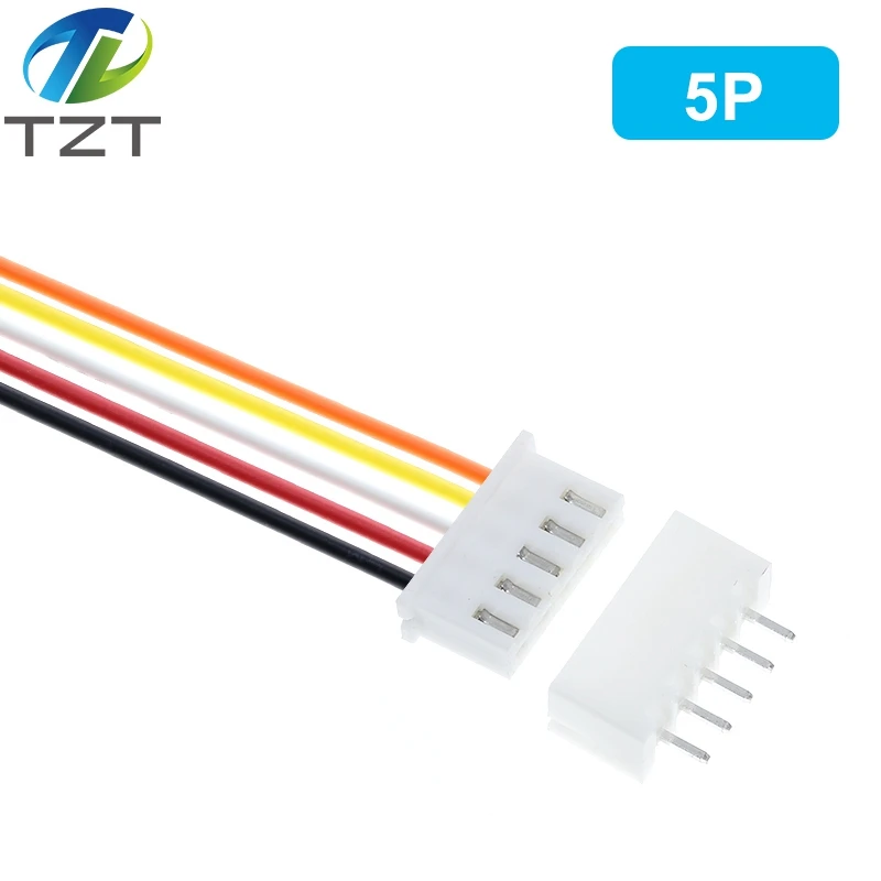 10/30Sets JST XH2.54 XH 2.54mm Wire Cable Connector 2/3/4/5/6/7/8/9/10 Pin Pitch Male Female Plug Socket 20cm Wire Length 26AWG