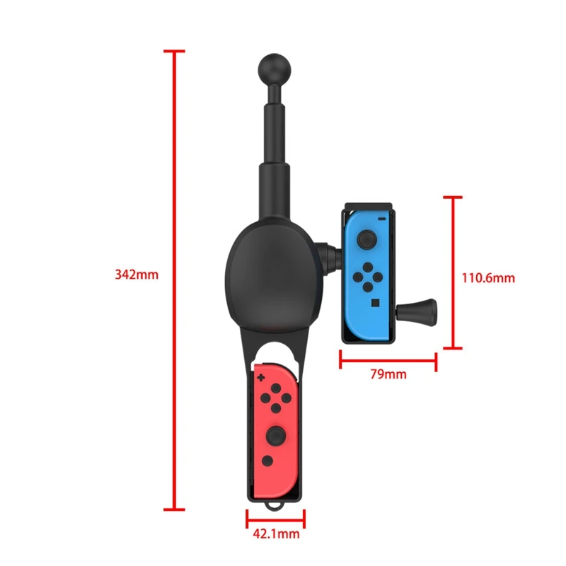 For Nintendo Switch Fishing Rod for Fishing Star for SWITCH Fishing Game Accessories for Joy-con Controller Handle Storage