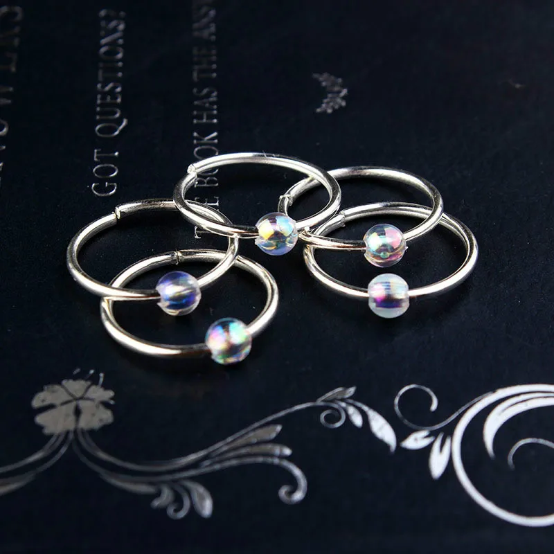 5-50 Pcs/set Opening Silver Hair Ring Hip-hop Hair Braid Charm Dreadlock Beads Clips Cuffs Rings Jewelry Dreadlocks Accessories