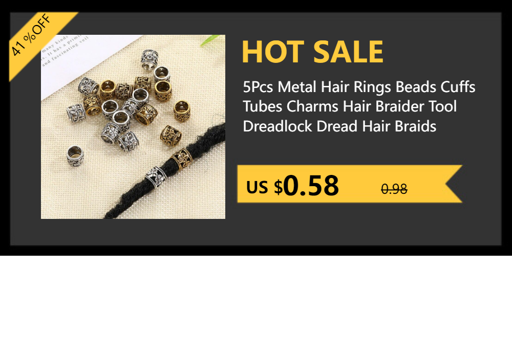 5-50 Pcs/set Opening Silver Hair Ring Hip-hop Hair Braid Charm Dreadlock Beads Clips Cuffs Rings Jewelry Dreadlocks Accessories