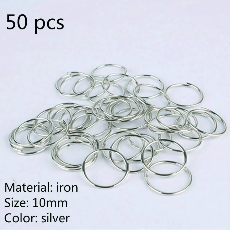 5-50 Pcs/set Opening Silver Hair Ring Hip-hop Hair Braid Charm Dreadlock Beads Clips Cuffs Rings Jewelry Dreadlocks Accessories