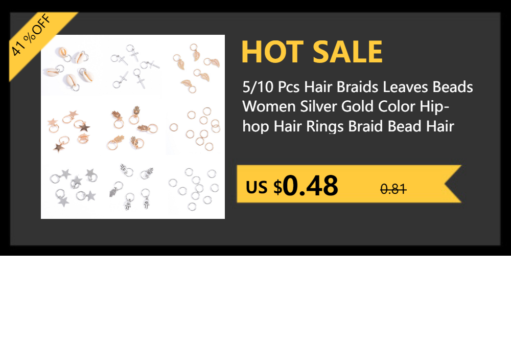 5-50 Pcs/set Opening Silver Hair Ring Hip-hop Hair Braid Charm Dreadlock Beads Clips Cuffs Rings Jewelry Dreadlocks Accessories