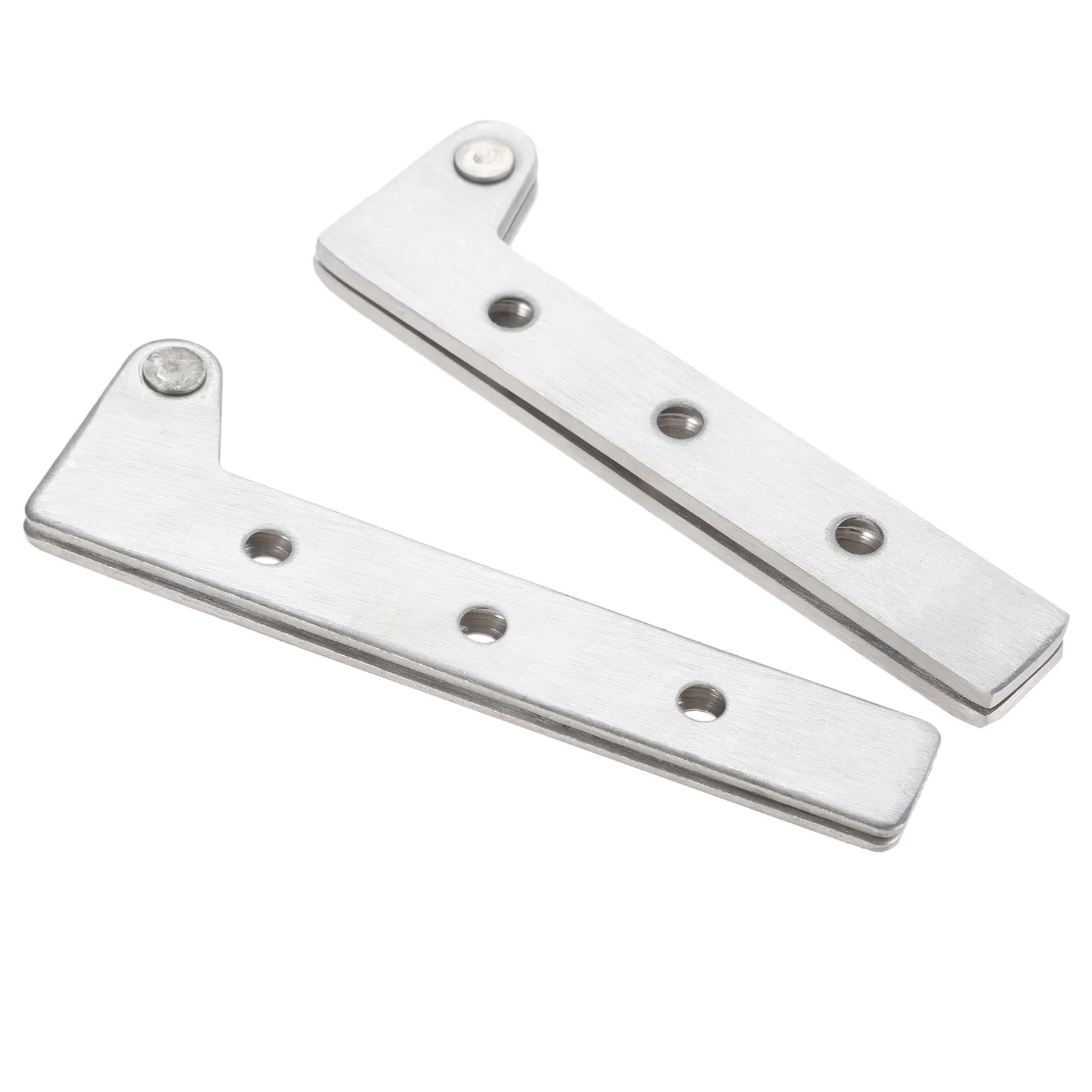 2pcs Pivot Hinges Offset Knife Hinges Inset Door Stainless Steel 360 Degree Rotating Hinges