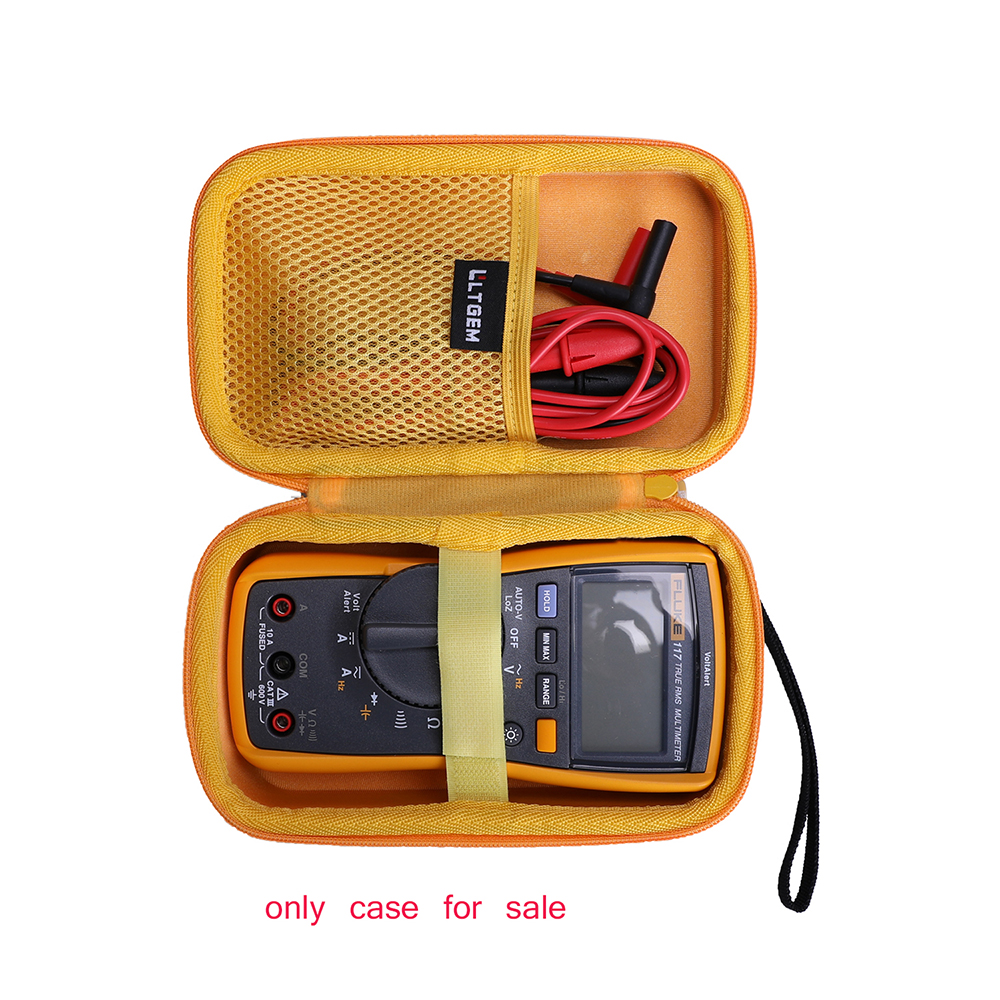 LTGEM EVA Hard Case for Fluke 117 Electricians True RMS Multimeter/sperry DM 6400