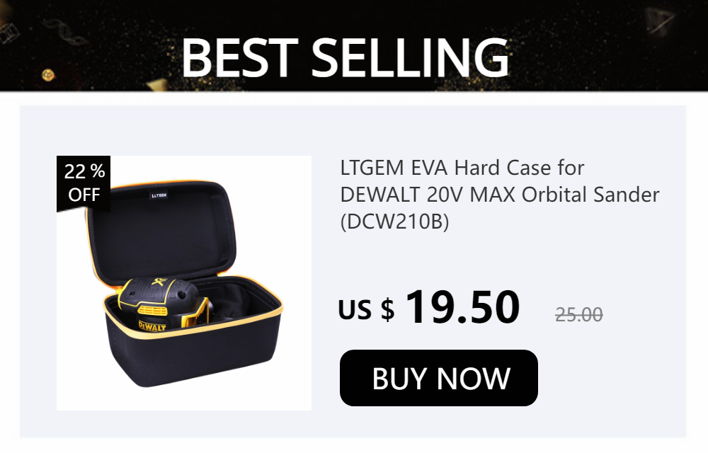 LTGEM EVA Hard Case for Fluke 117 Electricians True RMS Multimeter/sperry DM 6400