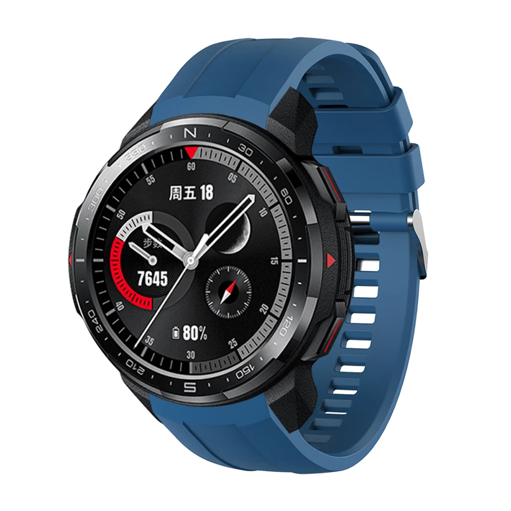 22mm Silicone Watchband Strap For Huawei Honor Watch GS Pro Smart Watch Band