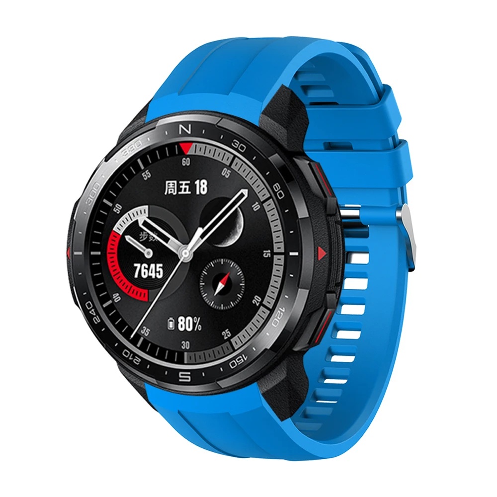 22mm Silicone Watchband Strap For Huawei Honor Watch GS Pro Smart Watch Band