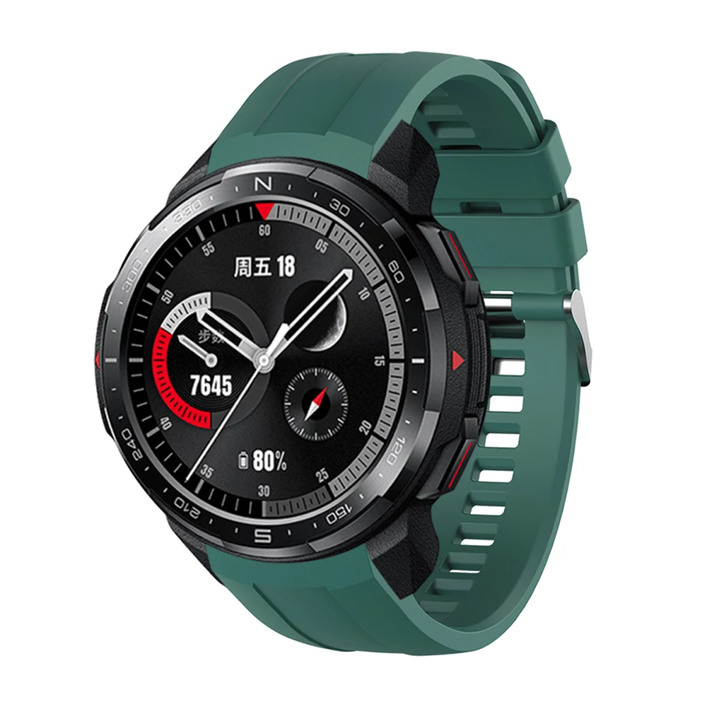 22mm Silicone Watchband Strap For Huawei Honor Watch GS Pro Smart Watch Band