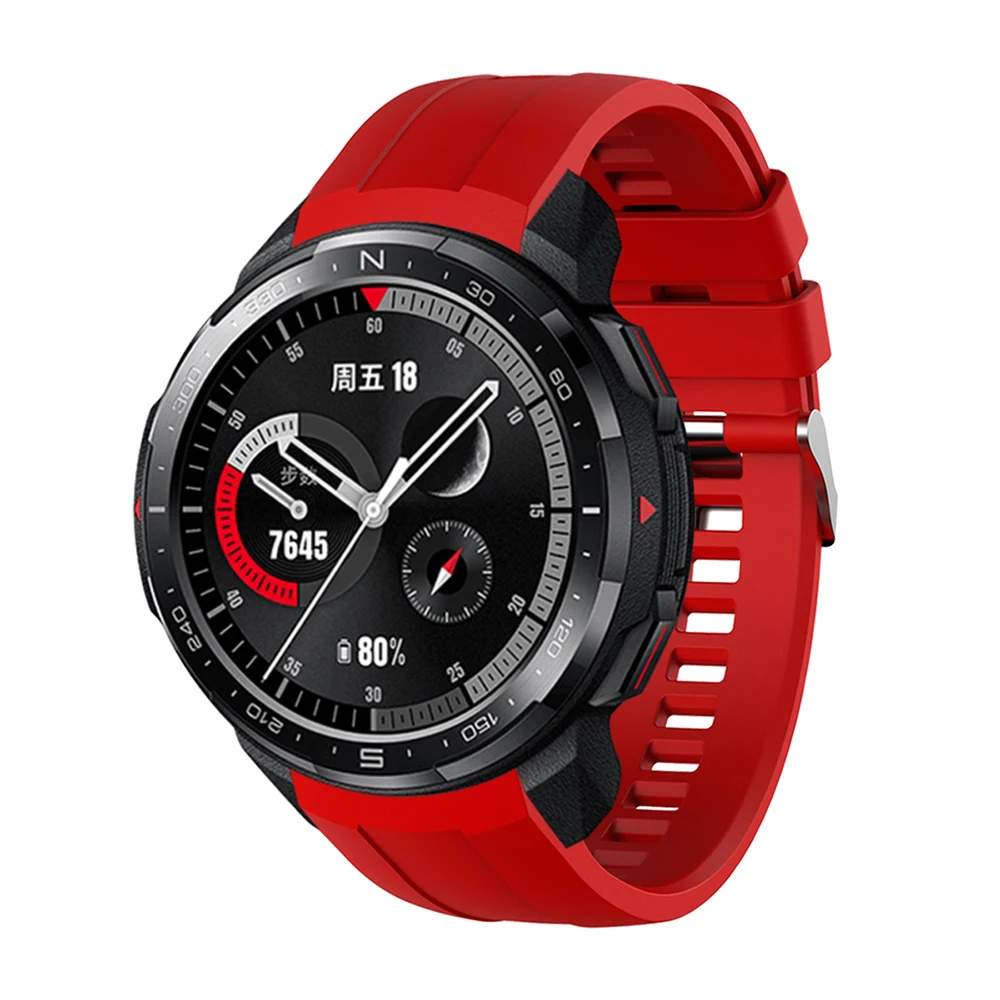 22mm Silicone Watchband Strap For Huawei Honor Watch GS Pro Smart Watch Band