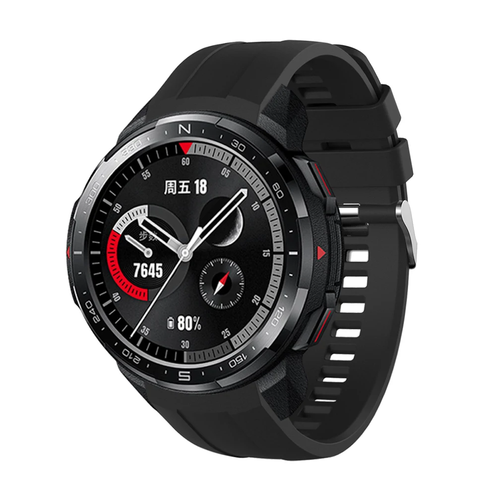 22mm Silicone Watchband Strap For Huawei Honor Watch GS Pro Smart Watch Band
