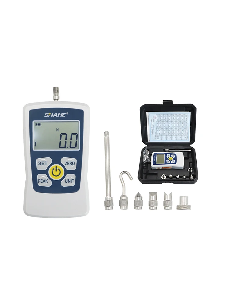Shahe New Digital Push Pull Force Gauge Portable Dynamometer Gauge High Precision Pull Pressure Gauge Portable Pull Tester