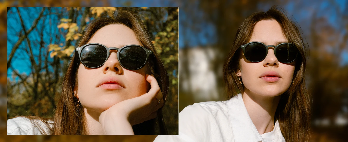 ZENOTTIC Retro Small Round/Square Polarized Sunglasses Vintage Lightweight Frame for Men Women Fashion Shade