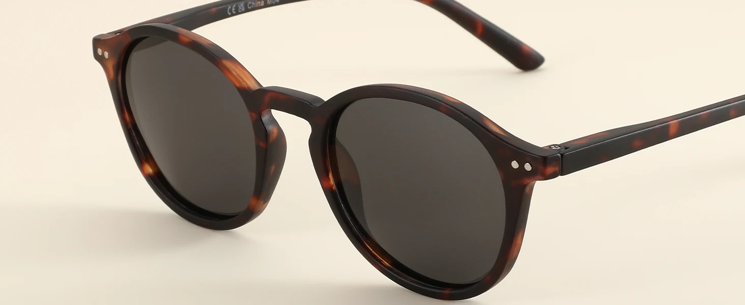 ZENOTTIC Retro Small Round/Square Polarized Sunglasses Vintage Lightweight Frame for Men Women Fashion Shade
