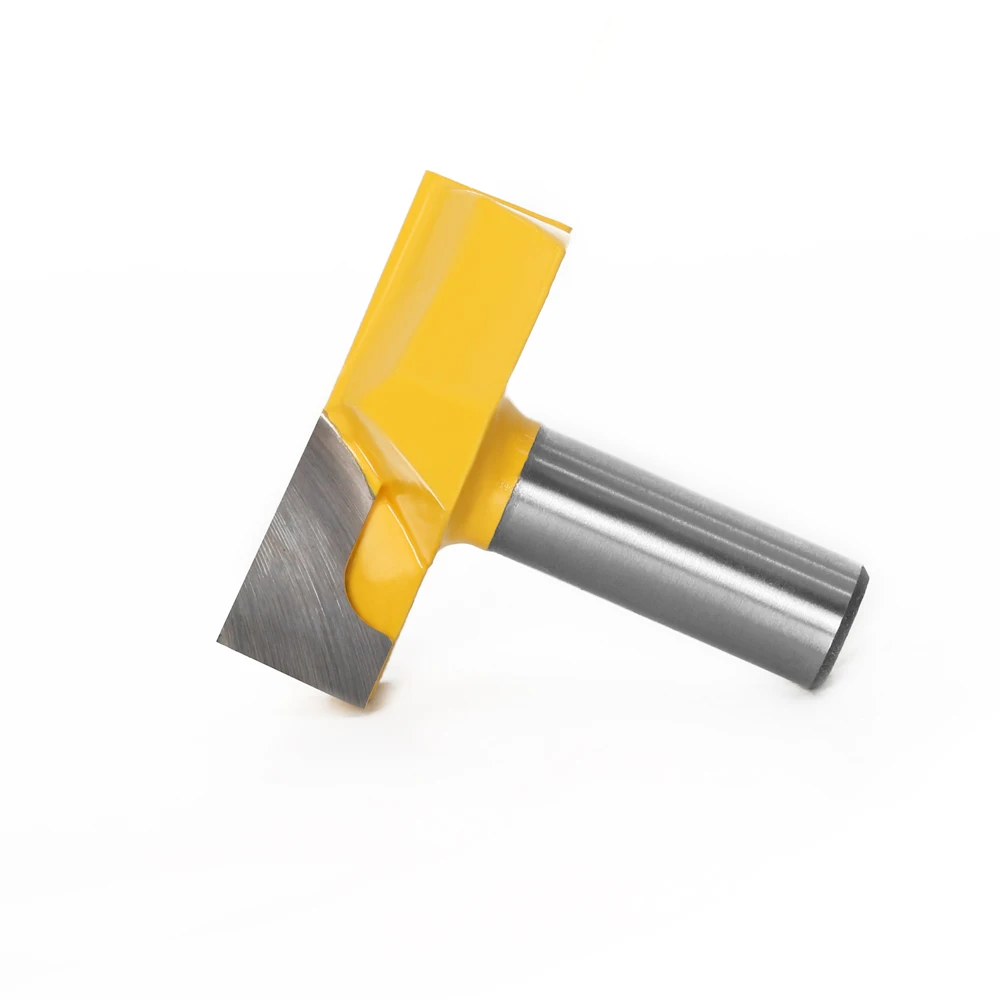 1/2" Inch 12mm 8mm Shank 2" Bottom Cleaning Router Bit (Mortising Bit, Spoil Board Surfacing, Slab Flattening Woodworking Mil