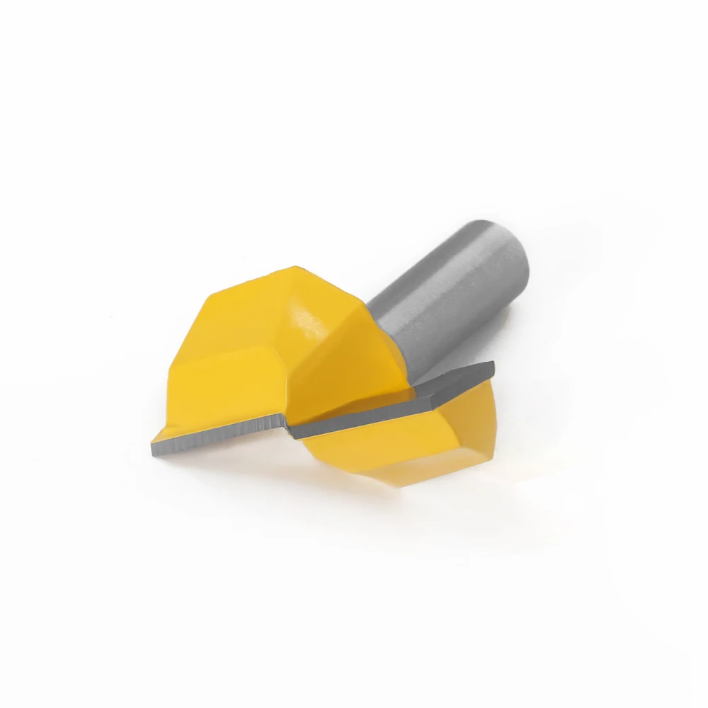 1/2" Inch 12mm 8mm Shank 2" Bottom Cleaning Router Bit (Mortising Bit, Spoil Board Surfacing, Slab Flattening Woodworking Mil
