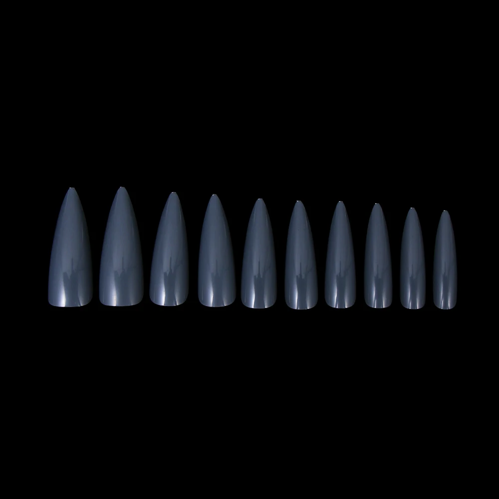 100PCS/Box False Nail Tips Fake Nails Art DIY Long Stiletto Acrylic Manicure DIY Tools Full Style 20 Colors Hot Sale Beauty Tool