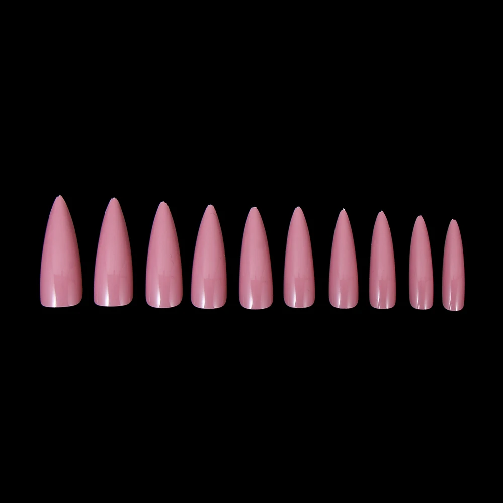 100PCS/Box False Nail Tips Fake Nails Art DIY Long Stiletto Acrylic Manicure DIY Tools Full Style 20 Colors Hot Sale Beauty Tool