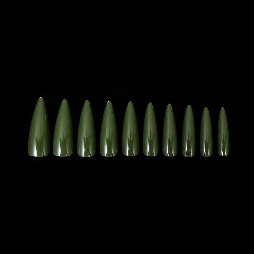 100PCS/Box False Nail Tips Fake Nails Art DIY Long Stiletto Acrylic Manicure DIY Tools Full Style 20 Colors Hot Sale Beauty Tool