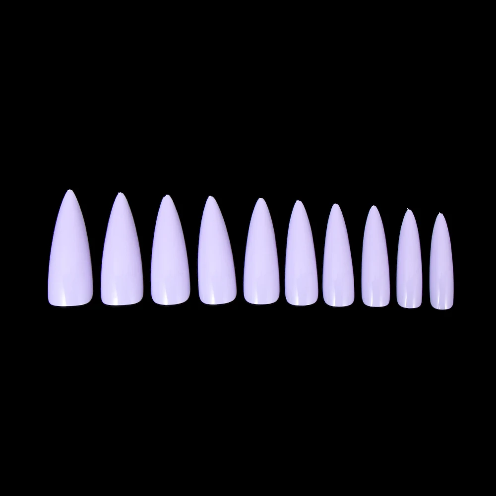 100PCS/Box False Nail Tips Fake Nails Art DIY Long Stiletto Acrylic Manicure DIY Tools Full Style 20 Colors Hot Sale Beauty Tool