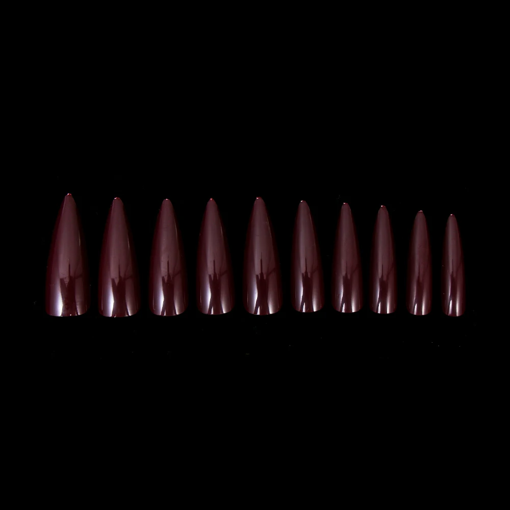 100PCS/Box False Nail Tips Fake Nails Art DIY Long Stiletto Acrylic Manicure DIY Tools Full Style 20 Colors Hot Sale Beauty Tool