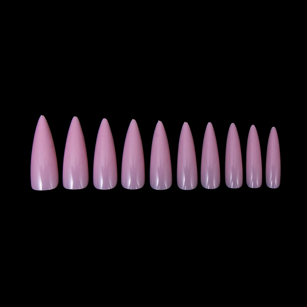 100PCS/Box False Nail Tips Fake Nails Art DIY Long Stiletto Acrylic Manicure DIY Tools Full Style 20 Colors Hot Sale Beauty Tool