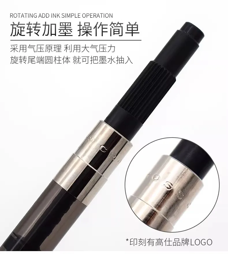 Converters CROSS Fountain Pen Pen Parts Interchangeable Insert and Pull、Screw Connection