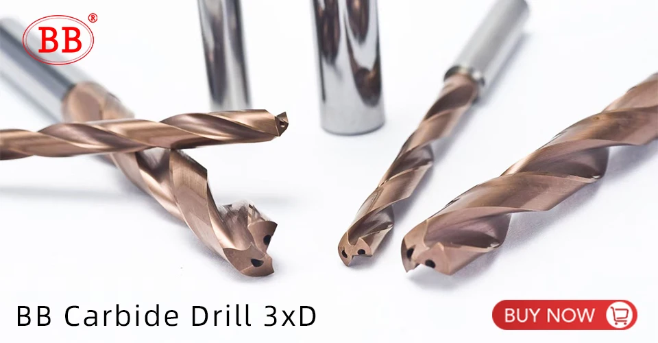 BB Micro Solid Carbide Drill Bit Precision Mini CNC Hole Making 0.15mm to 2.9mm Shank Diameter 3mm 1pcs Metal Steel Plastic