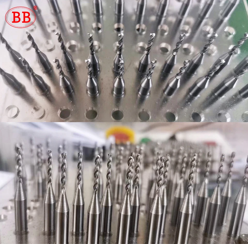 BB Micro Solid Carbide Drill Bit Precision Mini CNC Hole Making 0.15mm to 2.9mm Shank Diameter 3mm 1pcs Metal Steel Plastic