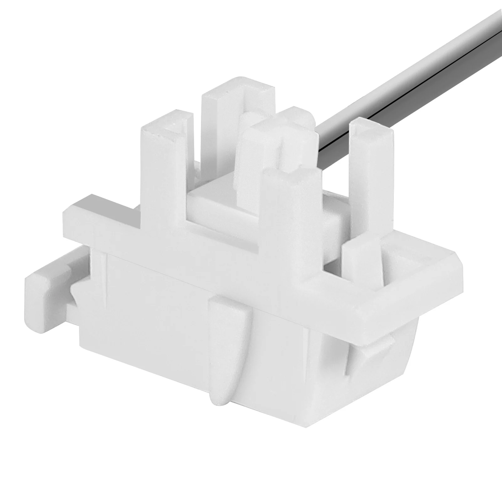 DUROCK Plate Mount Stabilizer Black 7u 6.25u 2u Stainless Steel Wire White Plate Mounted Stabs V2 for Cherry MX Keyboards Plates