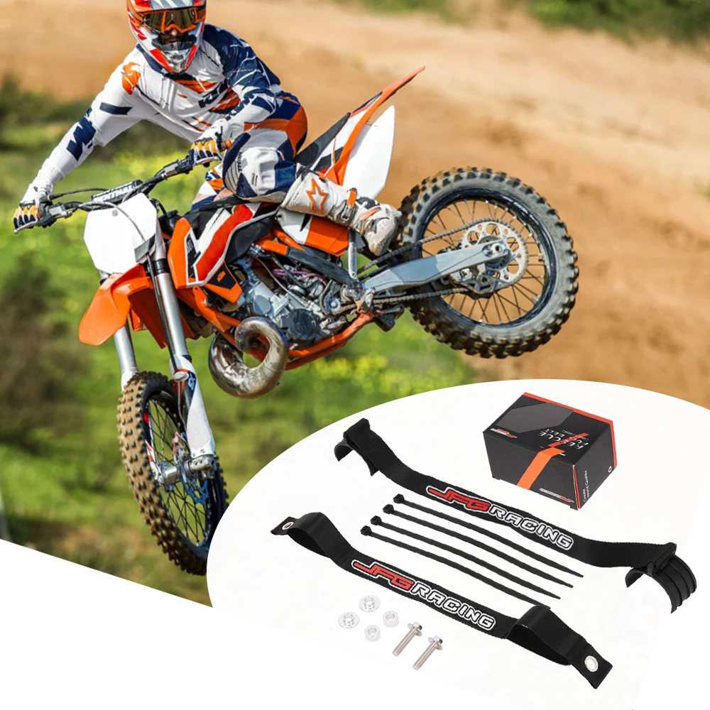 JFG Racing Front Rear Rescue Strap Pull Sling Belt Leashes For KTM 250 350 400 450 500 XCF XCW XCFW SXF EXCF EXC SMR Motorcycle