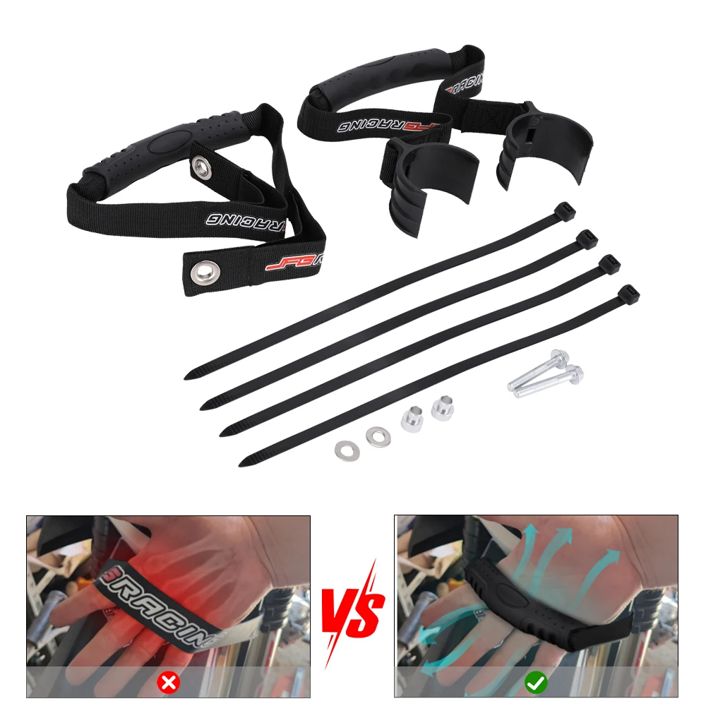 JFG Racing Front Rear Rescue Strap Pull Sling Belt Leashes For KTM 250 350 400 450 500 XCF XCW XCFW SXF EXCF EXC SMR Motorcycle