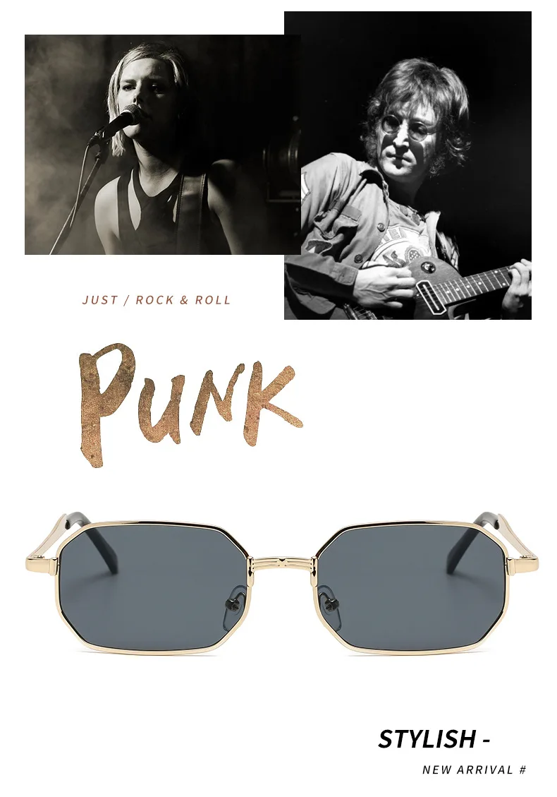 Narrow Men's Sunglasses Fashion Rectangle Women Metal Luxury Brand Sun Glasses 2021 Classic Oculos Masculino Glasses UV400