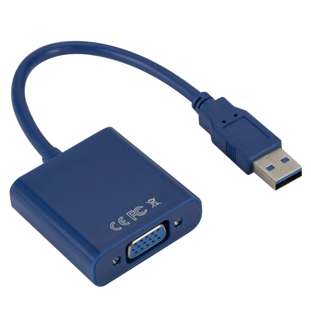 USB 3.0 to VGA Video Display Adapter 1080P Multi-Display External Converter Cable for Projector Laptop Monitor PC Windows 7/8