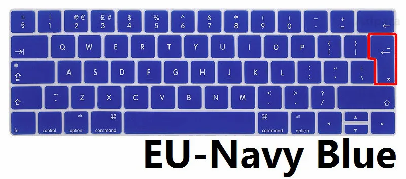 Soft for Macbook Pro 13 15 2016 2018 A1706 A1989 A1707 Keyboard Cover US EU SiliconFor Macbook Pro 13 15 Touch Bar Keyboard Skin